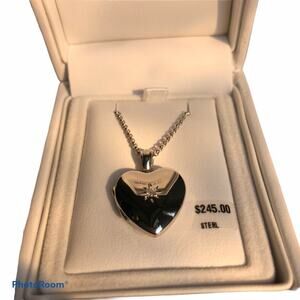 Brand New Heart Locket Necklace